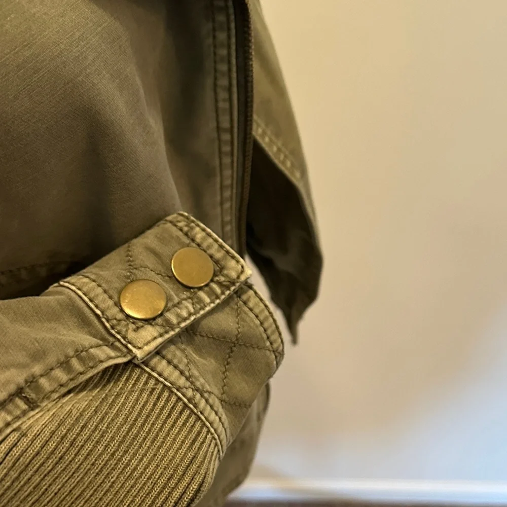 Anthropologie Green Utility Jacket - Picture 5 of 10